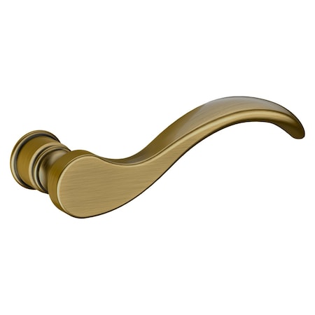 Baldwin Wave Lever Antique Brass Door Levers Antique Brass 5455V.050.MR